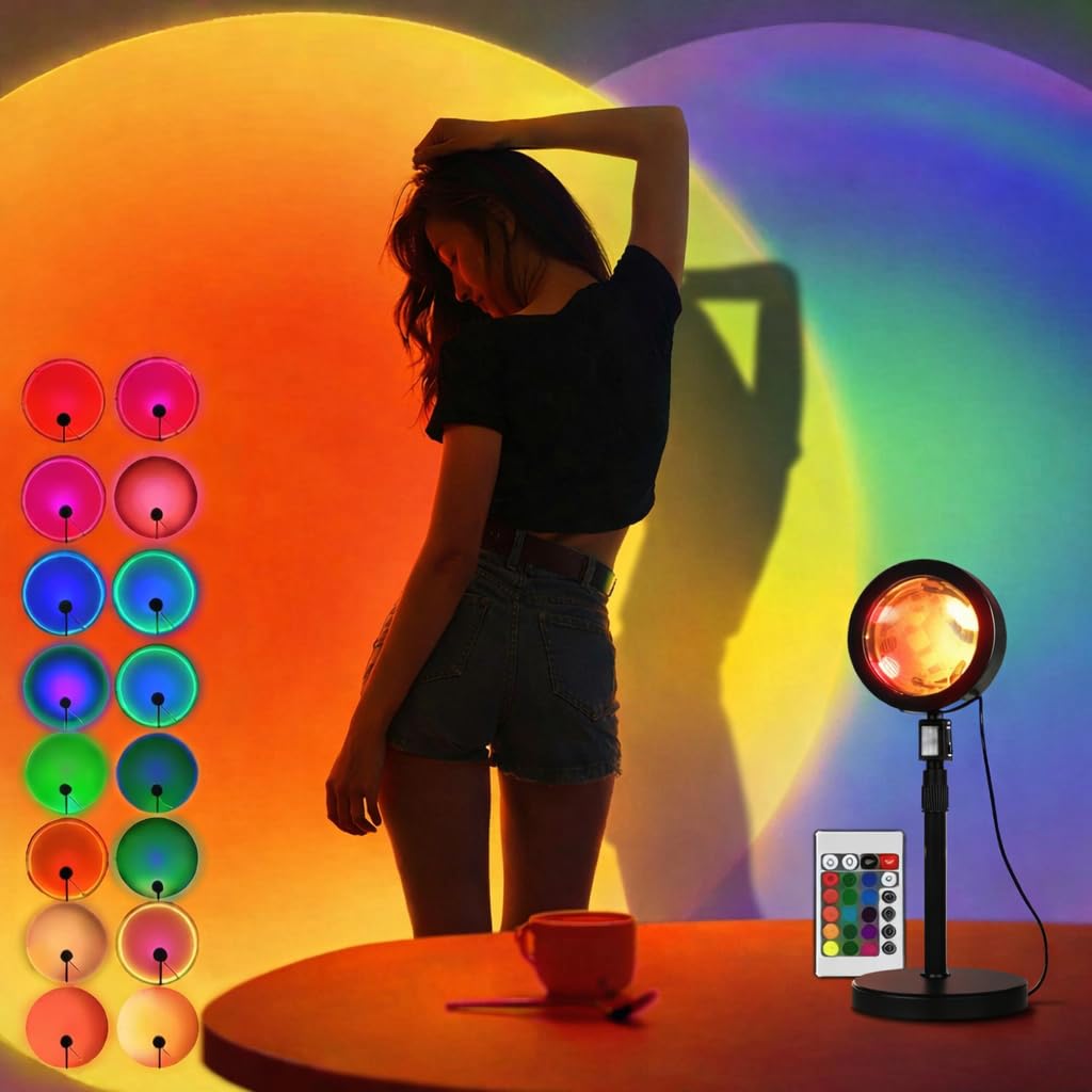 Golden Hour Sunset Mood Projector