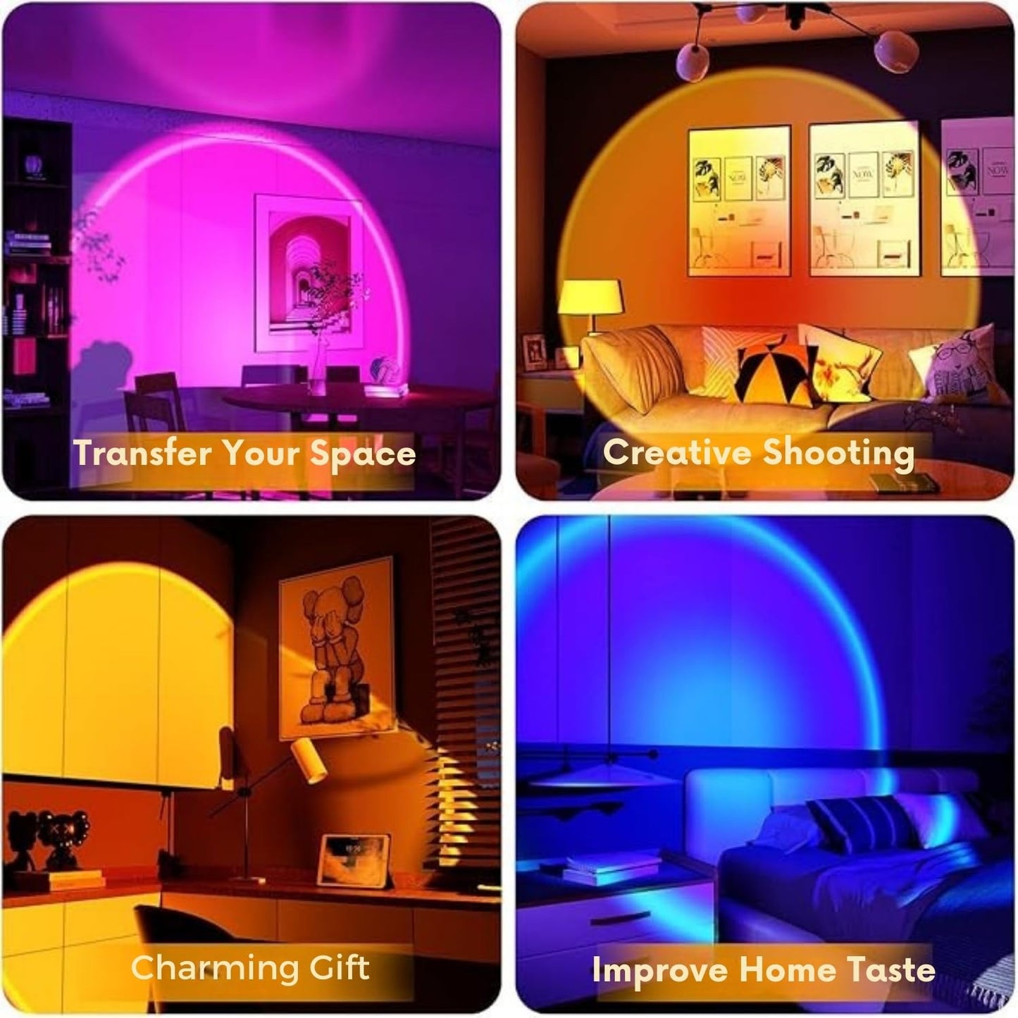 Golden Hour Sunset Mood Projector