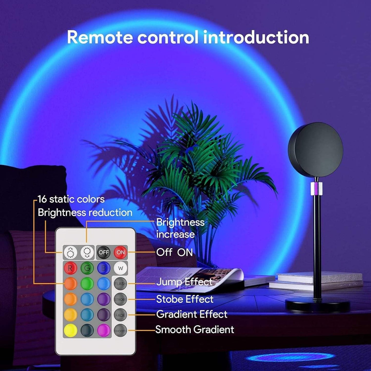 Golden Hour Sunset Mood Projector