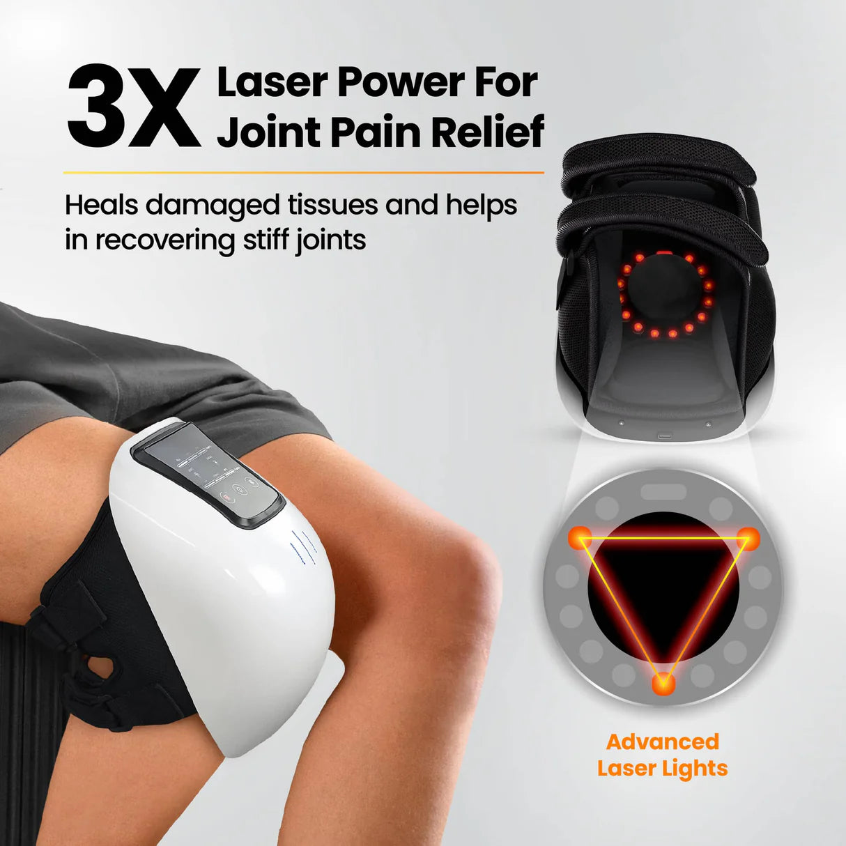 Pandoras Knee Massager for Joint Pain Relief with Heat